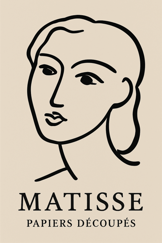 Matisse Papiers Découpés - Druk Sztuki - CasaNookDecor