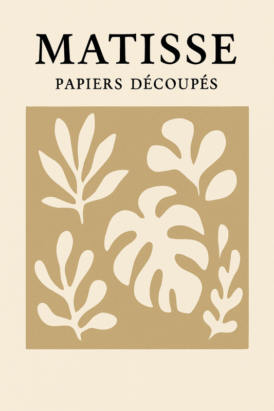 Matisse Papiers Découpés - Druk Sztuki - CasaNookDecor