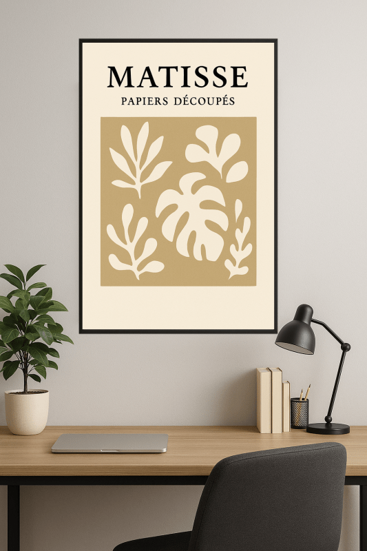 Matisse Papiers Découpés - Druk Sztuki - CasaNookDecor