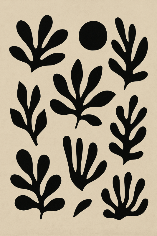 Matisse Papiers Découpés - Druk Sztuki - CasaNookDecor