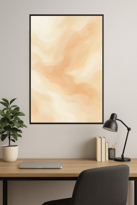 Miękka Abstrakcyjna Grafika Artystyczna - CasaNookDecor