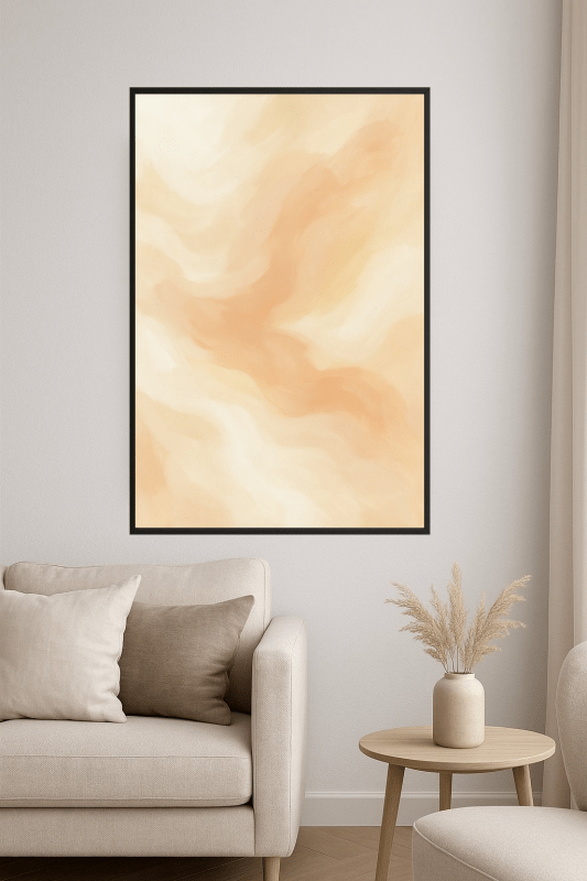 Miękka Abstrakcyjna Grafika Artystyczna - CasaNookDecor