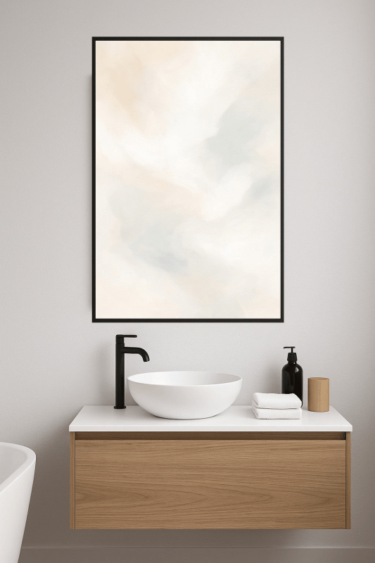 Miękka Abstrakcyjna Sztuka Ścienna - CasaNookDecor