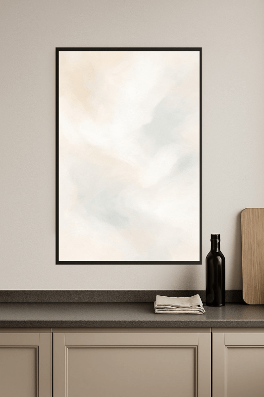 Miękka Abstrakcyjna Sztuka Ścienna - CasaNookDecor