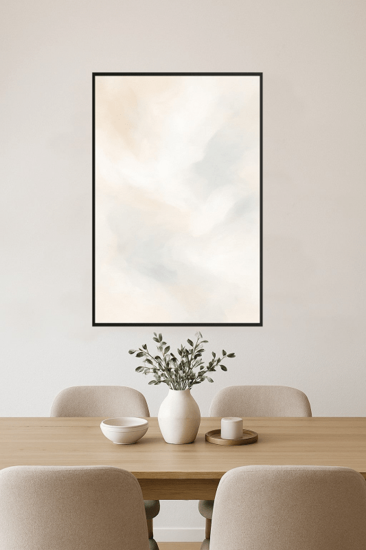 Miękka Abstrakcyjna Sztuka Ścienna - CasaNookDecor