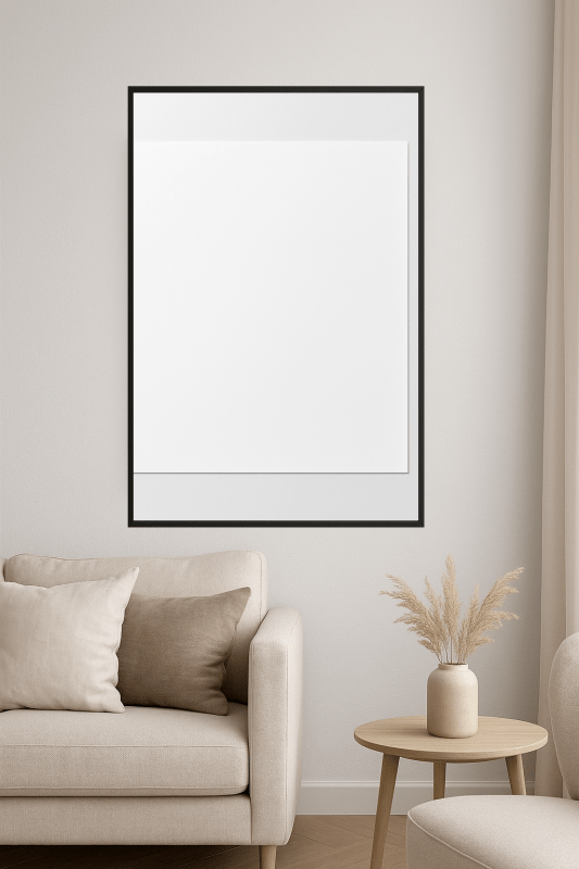 Minimalistyczna Biała Powierzchnia - CasaNookDecor