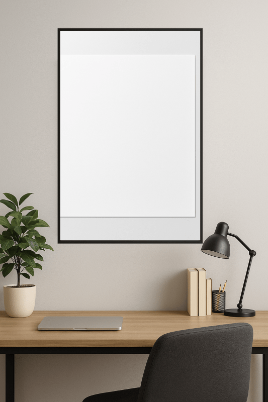 Minimalistyczna Biała Powierzchnia - CasaNookDecor