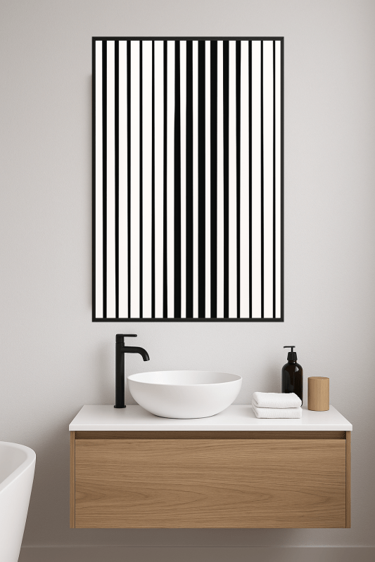 Minimalistyczna Sztuka Liniowa - CasaNookDecor