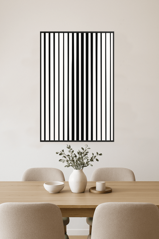 Minimalistyczna Sztuka Liniowa - CasaNookDecor