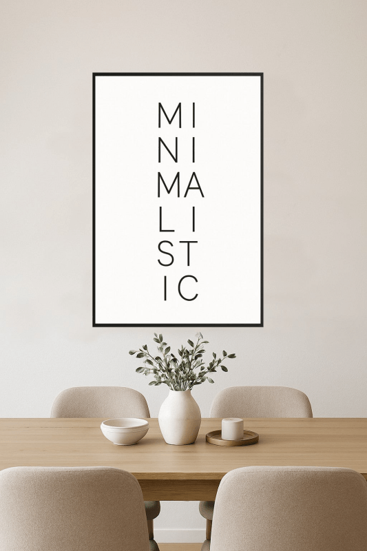 Minimalistyczna Sztuka Ścienna - CasaNookDecor