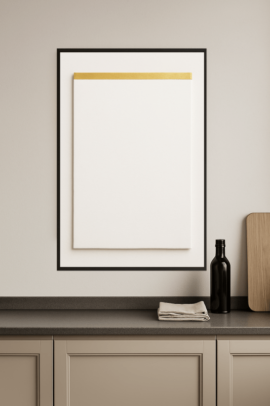 Minimalistyczne Białe Płótno - CasaNookDecor