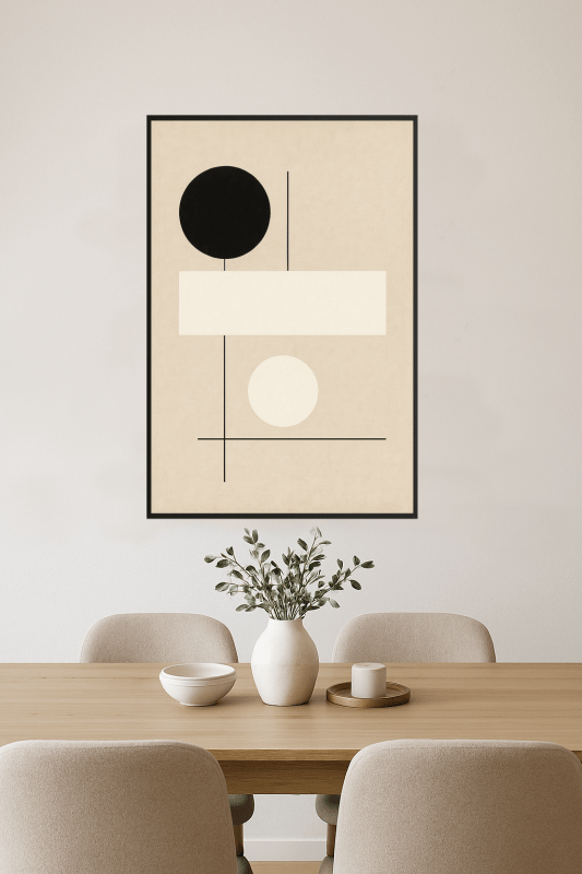 Minimalistyczny Abstrakcyjny Druk Sztuki - CasaNookDecor