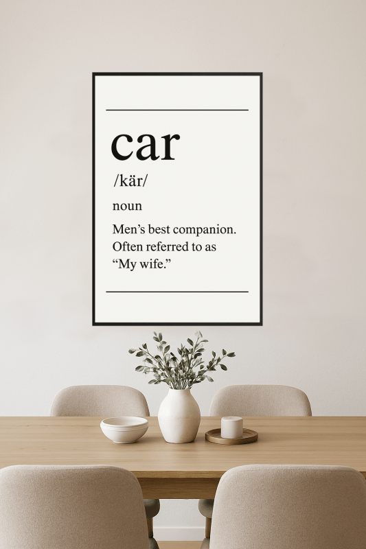Minimalistyczny Druk Wi - CasaNookDecor