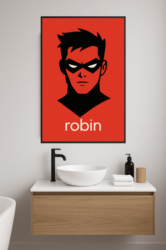 Minimalistyczny Plakat Sowy - CasaNookDecor