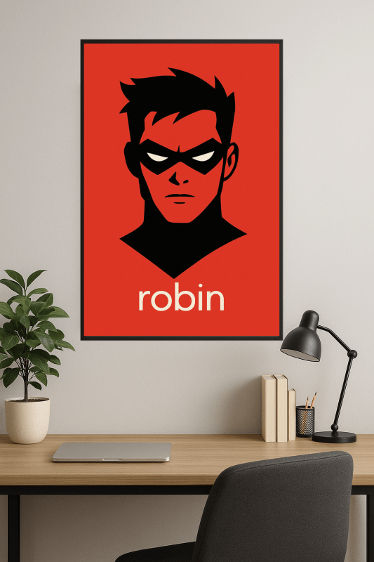 Minimalistyczny Plakat Sowy - CasaNookDecor
