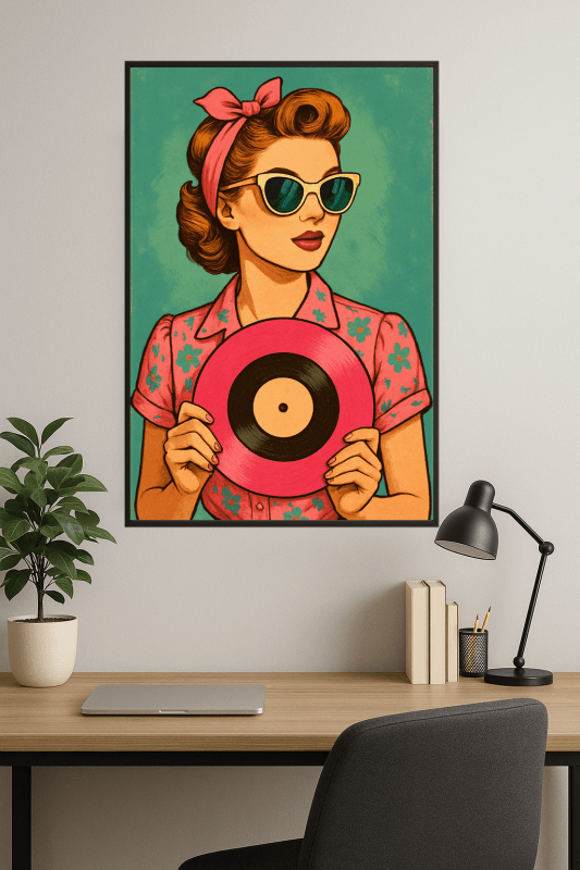 Moda na Winylowe Płyty w Stylu Retro - CasaNookDecor