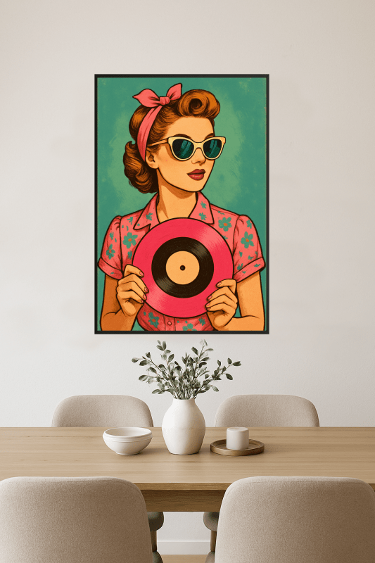 Moda na Winylowe Płyty w Stylu Retro - CasaNookDecor