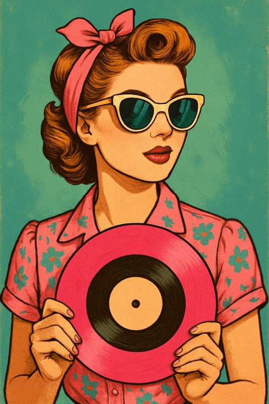 Moda na Winylowe Płyty w Stylu Retro - CasaNookDecor