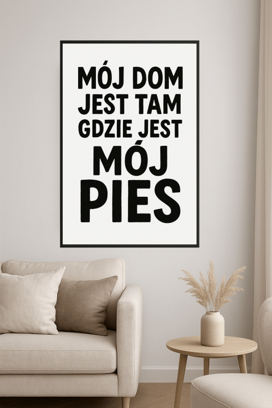 Mój Pies Plakat - CasaNookDecor