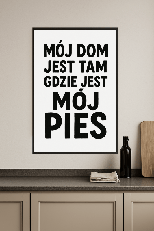 Mój Pies Plakat - CasaNookDecor