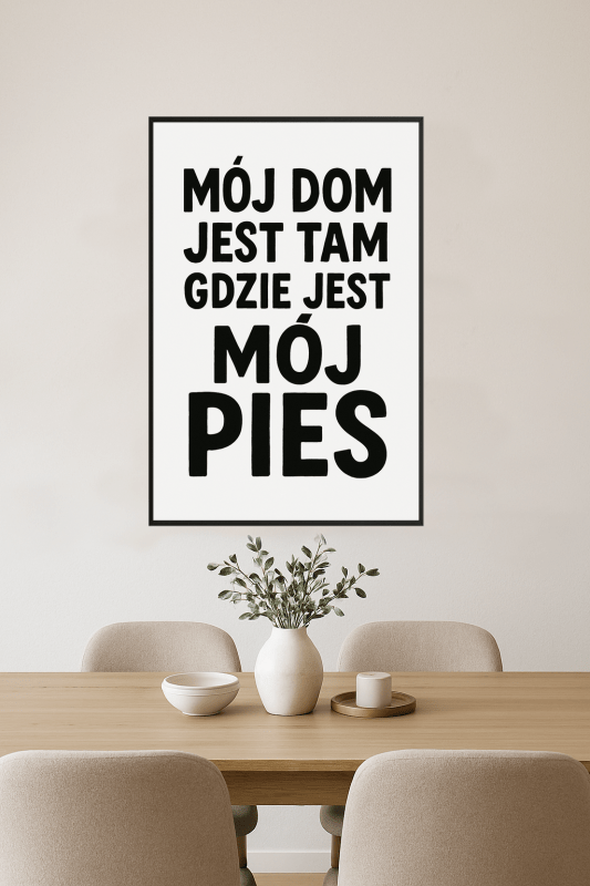 Mój Pies Plakat - CasaNookDecor