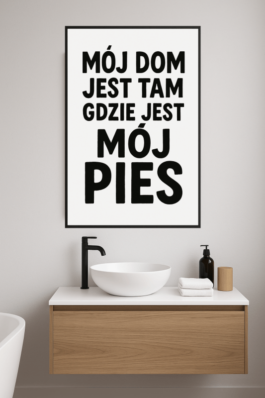 Mój Pies Plakat - CasaNookDecor