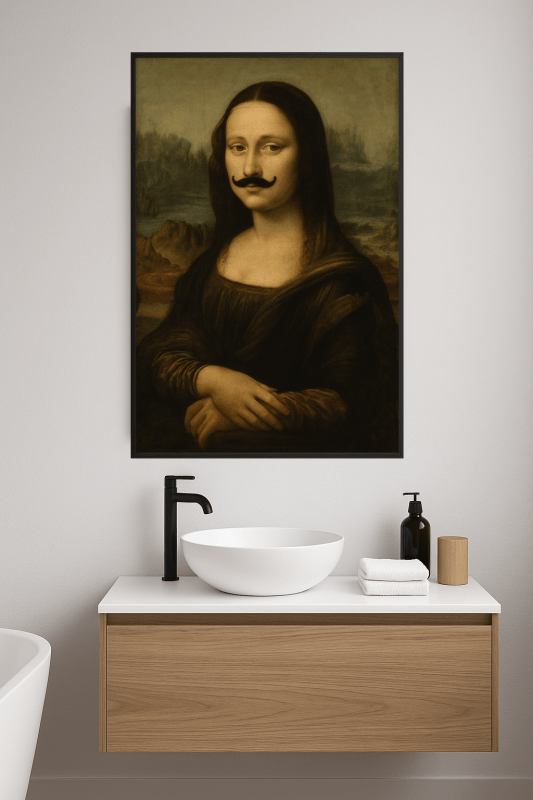 Mona Lisa Z Wąsami - CasaNookDecor