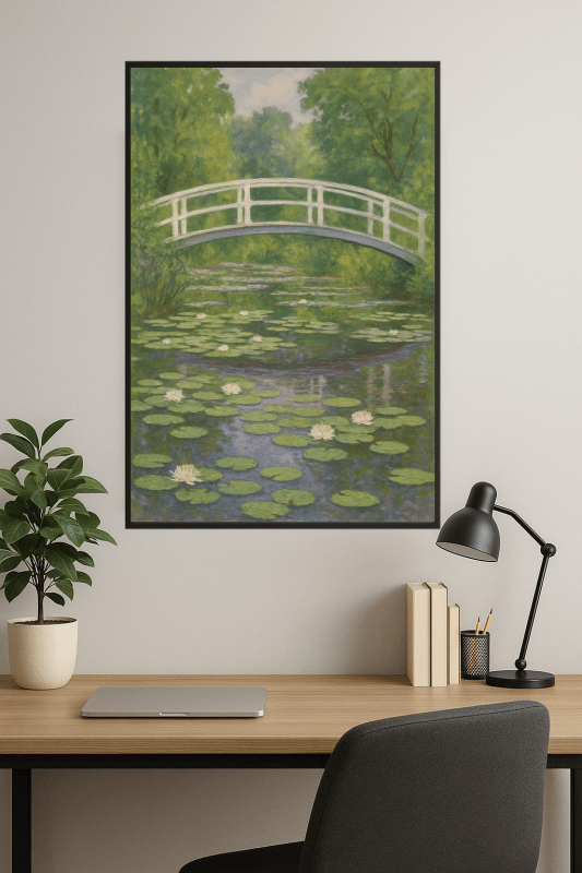 Most Monet'a nad Liliami Wodnymi - CasaNookDecor