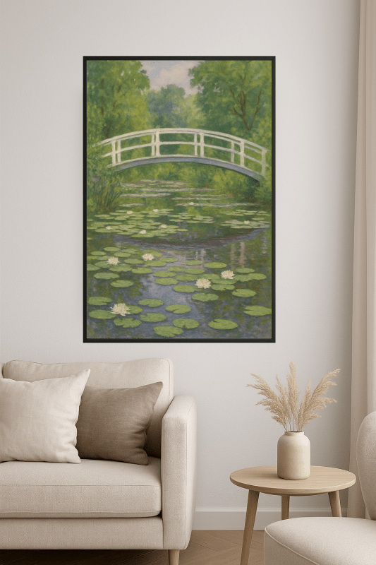 Most Monet'a nad Liliami Wodnymi - CasaNookDecor