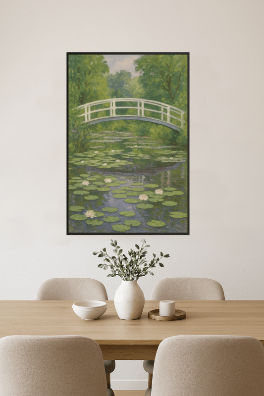 Most Monet'a nad Liliami Wodnymi - CasaNookDecor