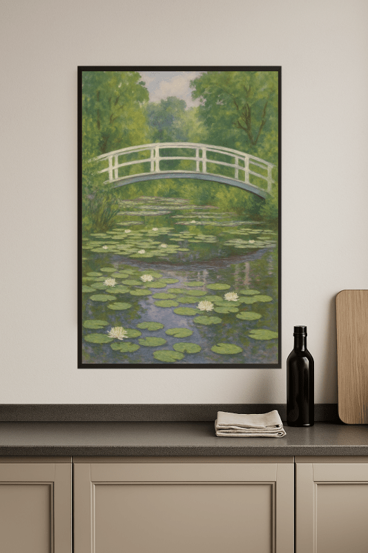 Most Monet'a nad Liliami Wodnymi - CasaNookDecor