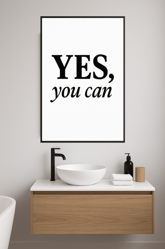 Motywacyjna Sztuka na Ścianę - CasaNookDecor