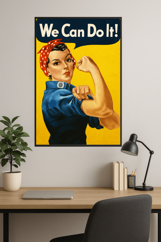 Możemy To Zrobić! Plakat - CasaNookDecor