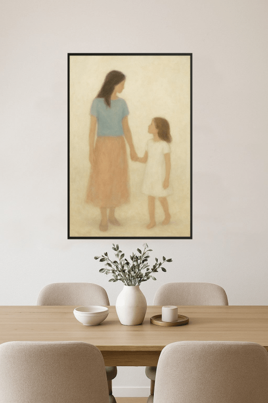 Na Brzegu Morza - Grafika Artystyczna - CasaNookDecor