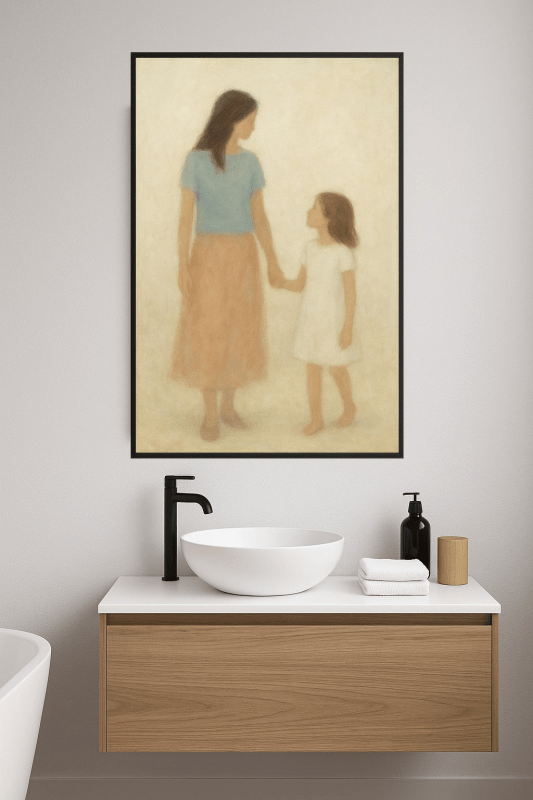 Na Brzegu Morza - Grafika Artystyczna - CasaNookDecor