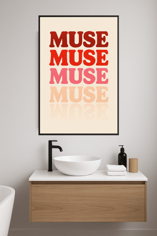 Odważna Muza: Sztuka Typografii - CasaNookDecor