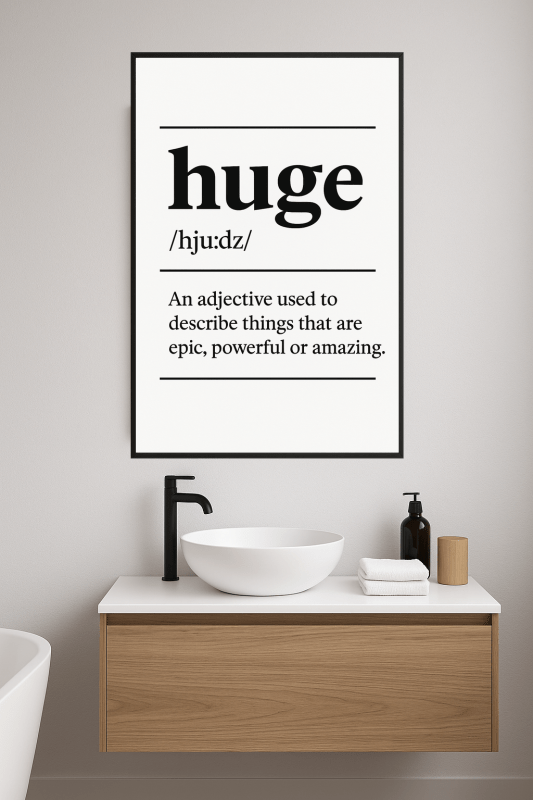 Ogromny Plakat z Definicjami - CasaNookDecor