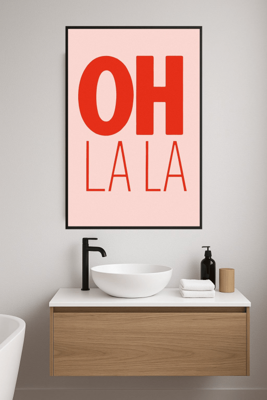 Oh La La Sztuka Ścienna - CasaNookDecor