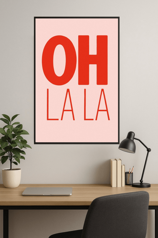 Oh La La Sztuka Ścienna - CasaNookDecor