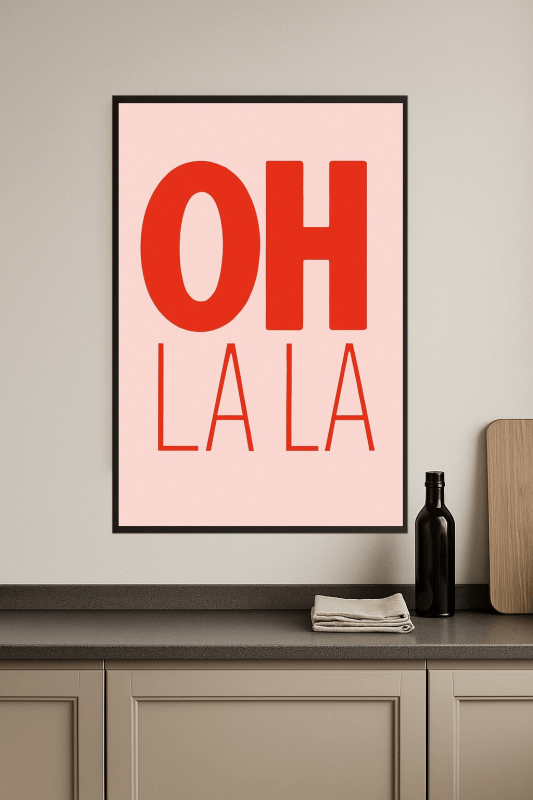 Oh La La Sztuka Ścienna - CasaNookDecor