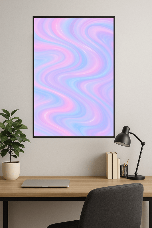 Pastelowy Wir Abstrakcyjnej Sztuki - CasaNookDecor