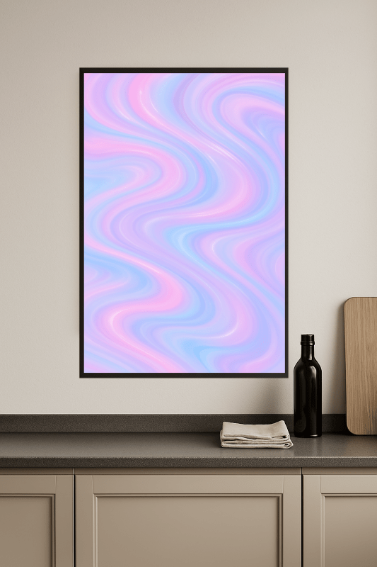 Pastelowy Wir Abstrakcyjnej Sztuki - CasaNookDecor