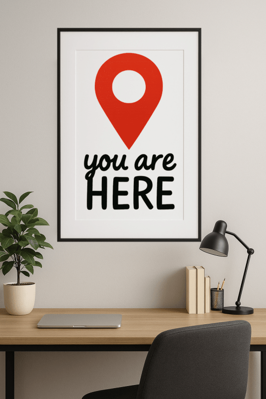 Pin Lokalizacji 'Jesteś Tutaj' - CasaNookDecor