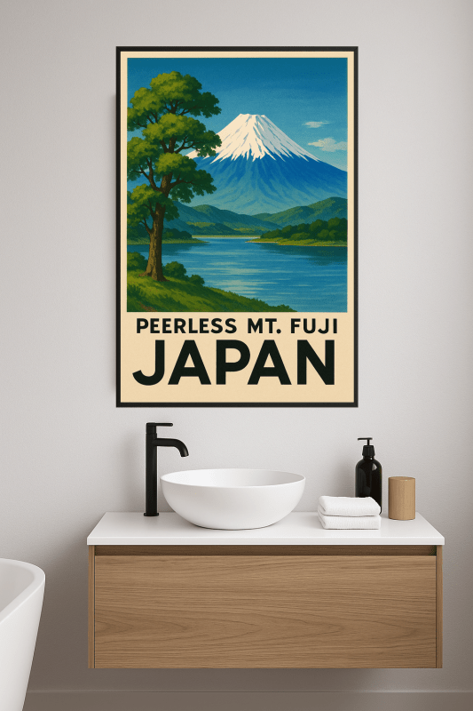 Plakat Gór Mt. Fuji Bez Równych - CasaNookDecor