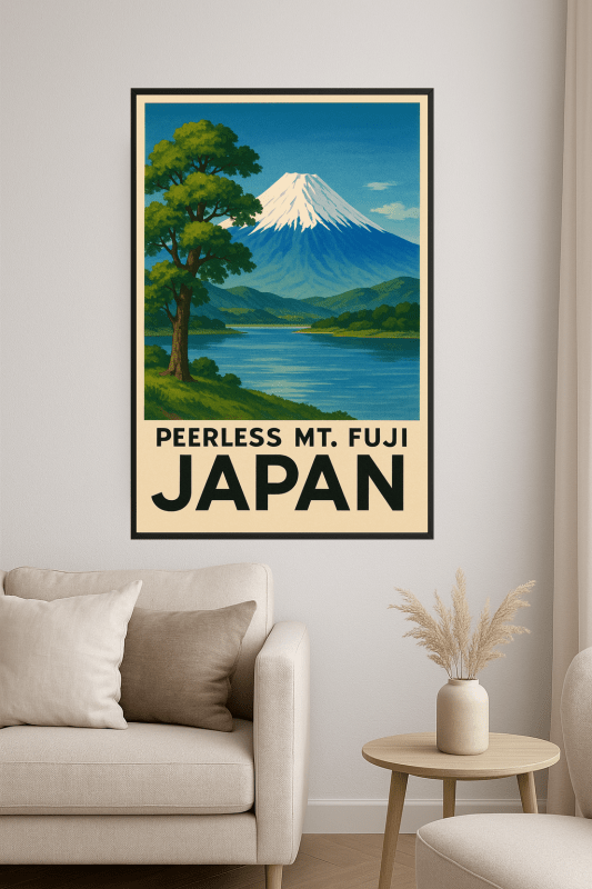 Plakat Gór Mt. Fuji Bez Równych - CasaNookDecor