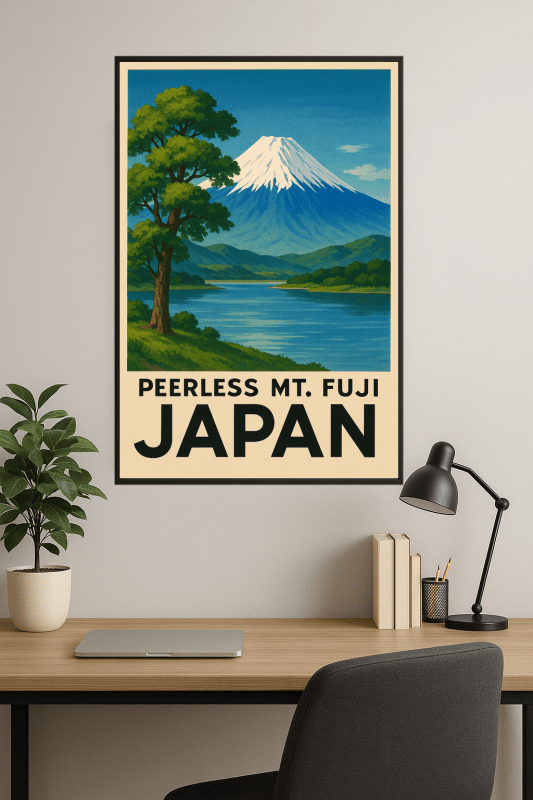 Plakat Gór Mt. Fuji Bez Równych - CasaNookDecor