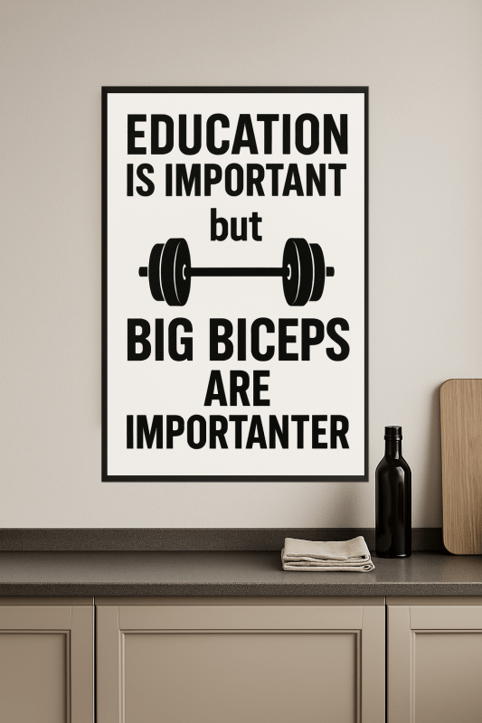 Plakat Motywacyjny Fitness - CasaNookDecor