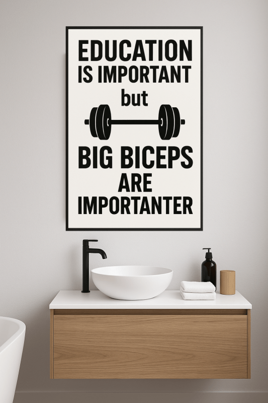 Plakat Motywacyjny Fitness - CasaNookDecor