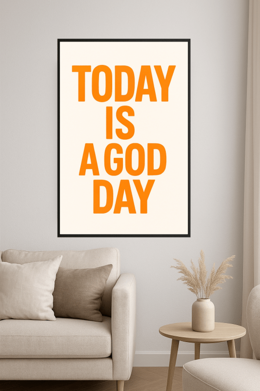 Plakat Sztuki z Afirmacjami - CasaNookDecor
