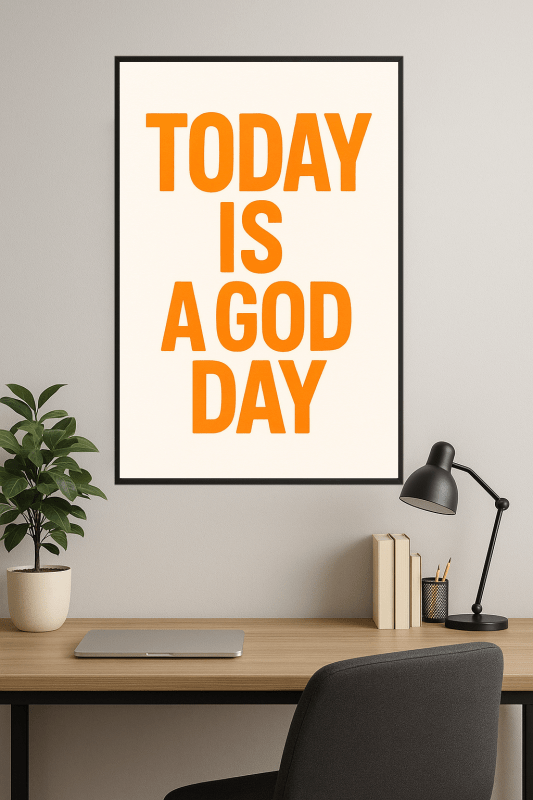 Plakat Sztuki z Afirmacjami - CasaNookDecor